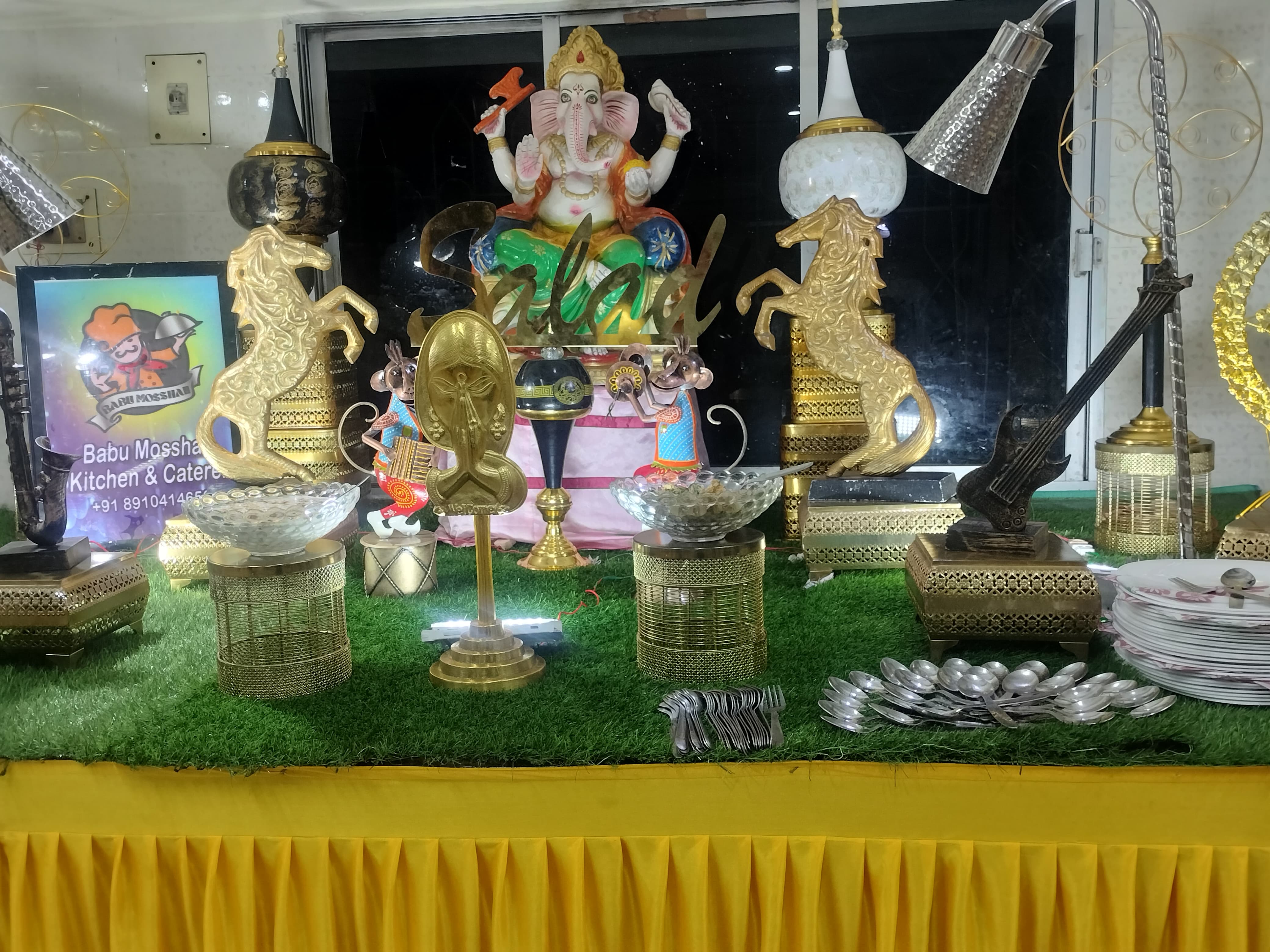 Traditional Bengali Wedding Catering Setup in Kolkata