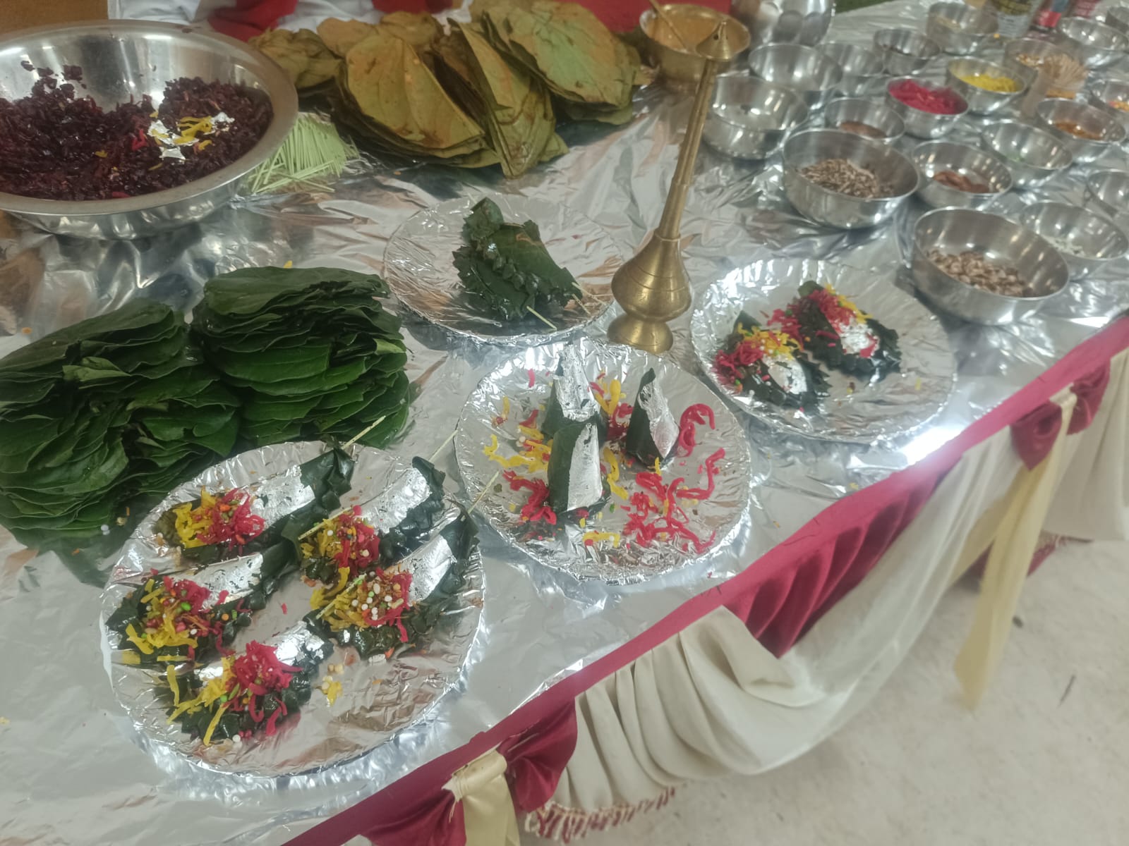 Traditional Bengali Wedding Catering Setup in Kolkata